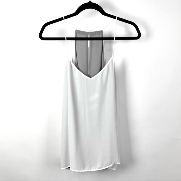 Express Gray & White Camisole Top - Picture 3 of 6
